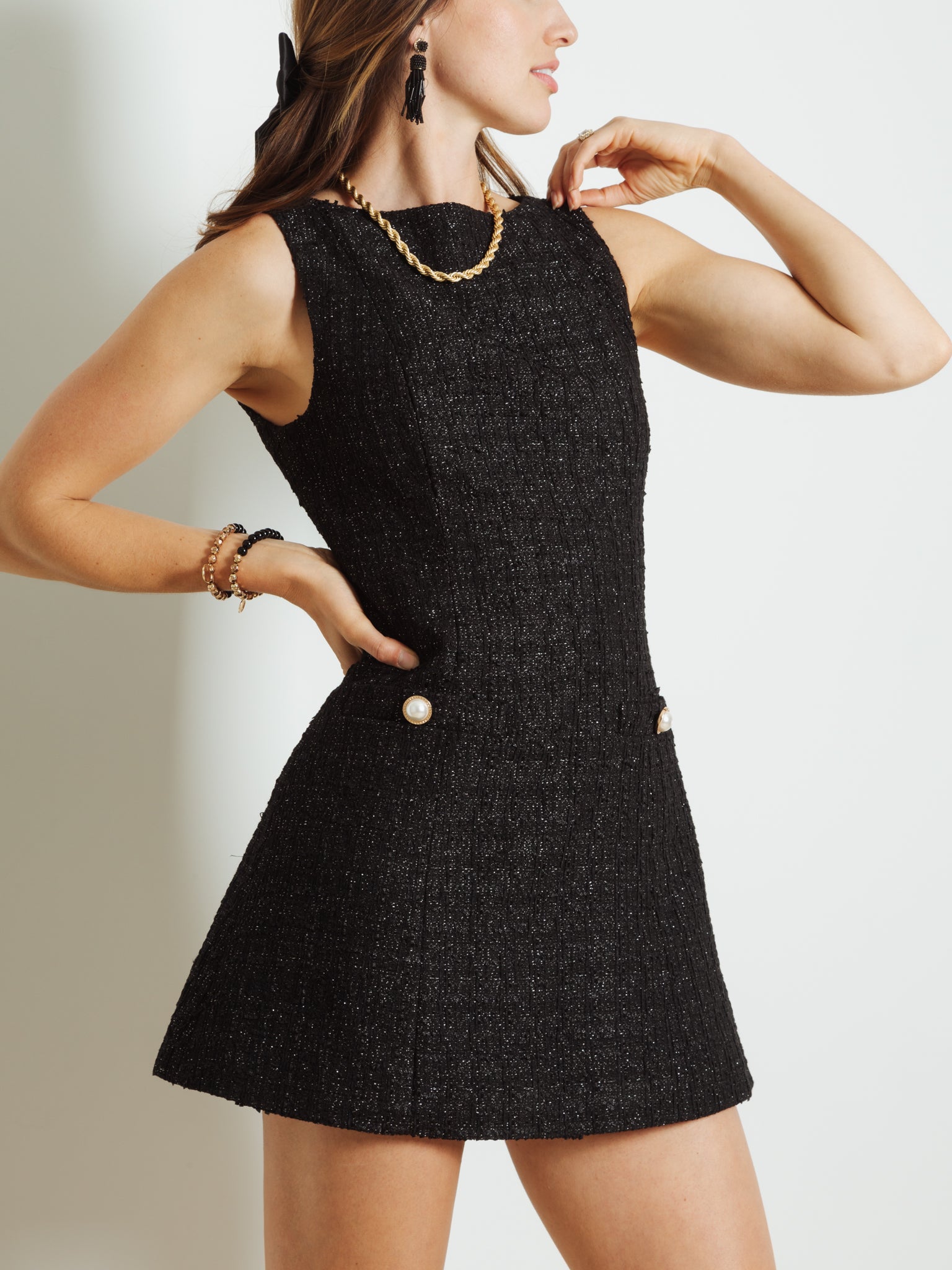 PRE-ORDER* The Classic Dress in Odile Black – Chelsea Reece