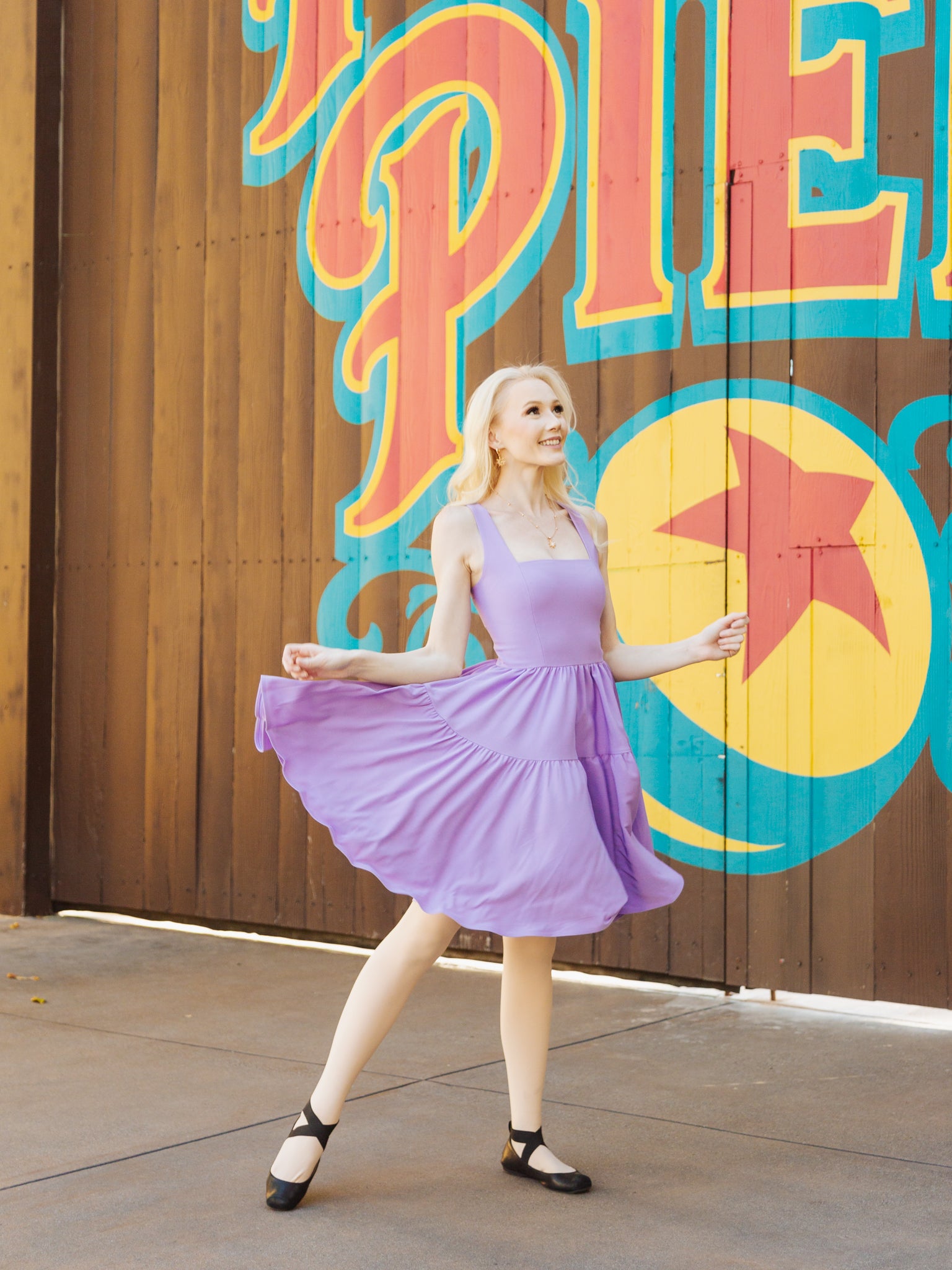 wearing a purple dress in a dream Maxi Dress Dream Eden Mirage- Purple BIAGELI