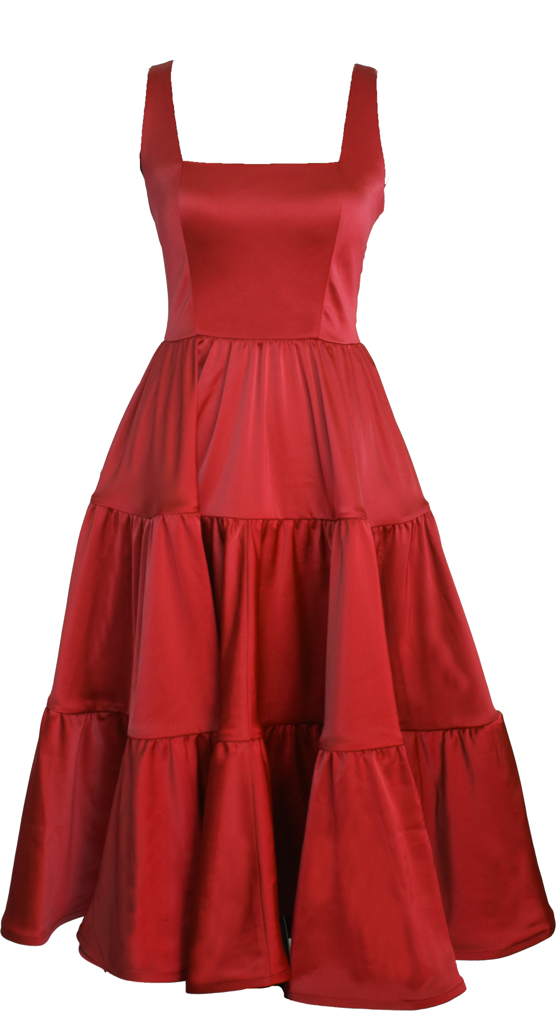 Madonna Dress in Ruby Red | Whimsically Feminine Timeless Twirly-Worthy  Dresses & Hair Bows