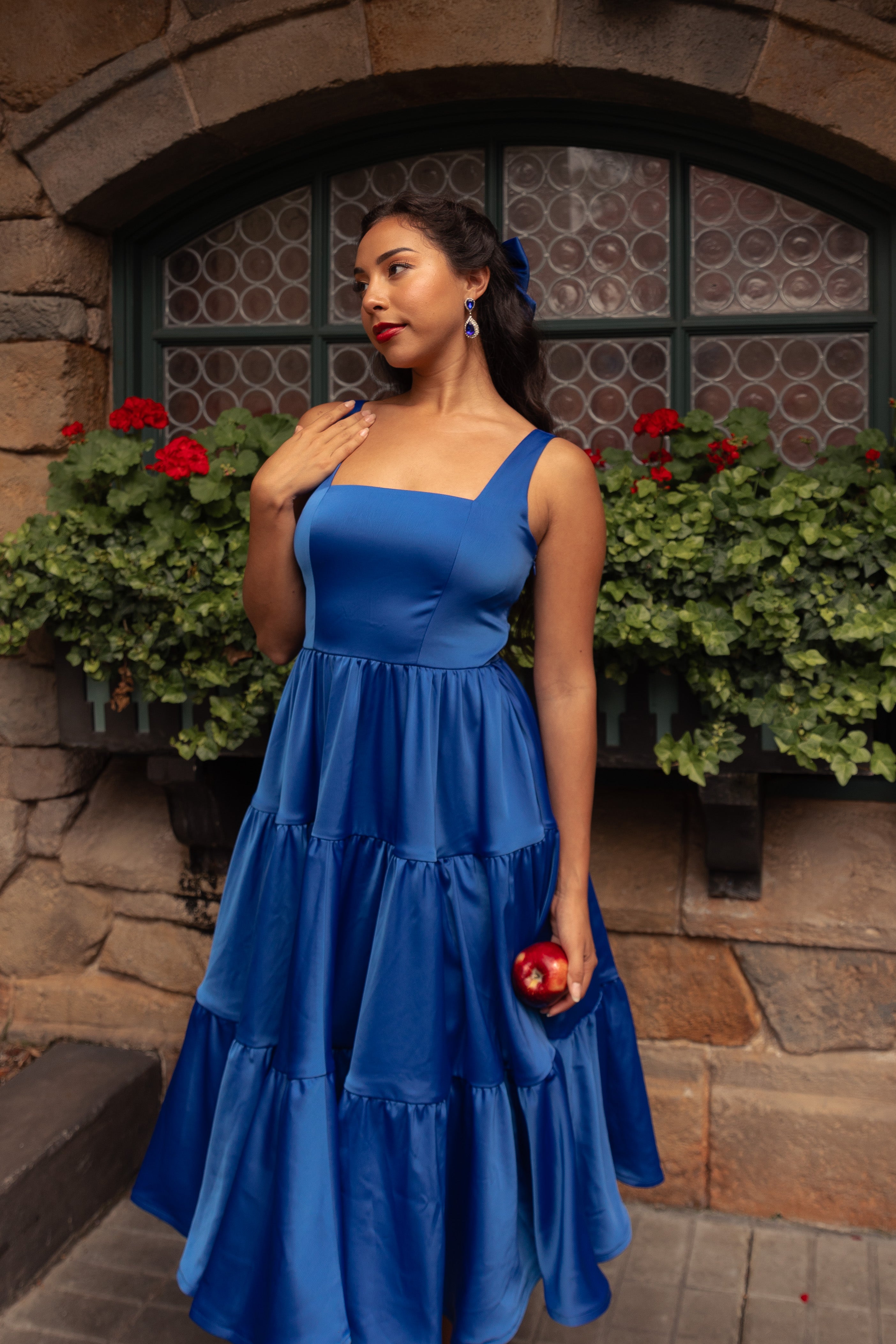 Madonna Dress in Sapphire Blue