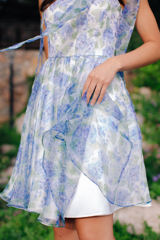 Flora Dress in Hydrangea