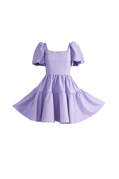 Princess Puff Dress in Palace Purple