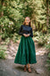 **PRE-ORDER** The Madonna Skirt in Evergreen