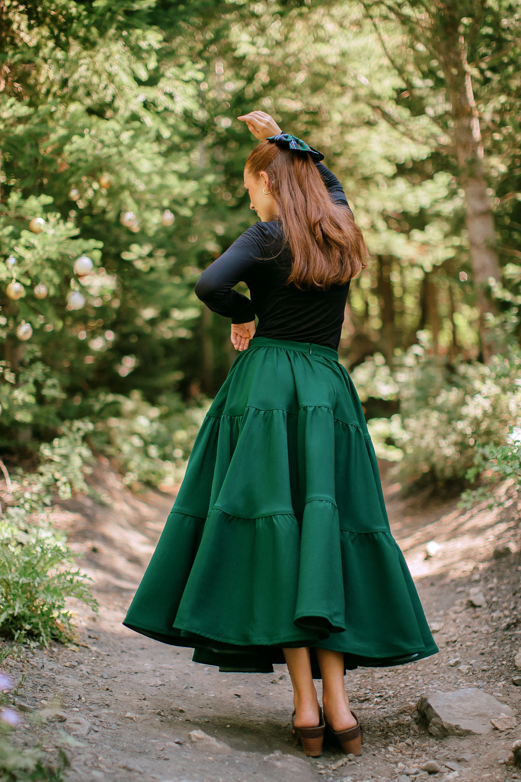 **PRE-ORDER** The Madonna Skirt in Evergreen