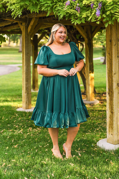 Novella Dress in Tourmaline Teal