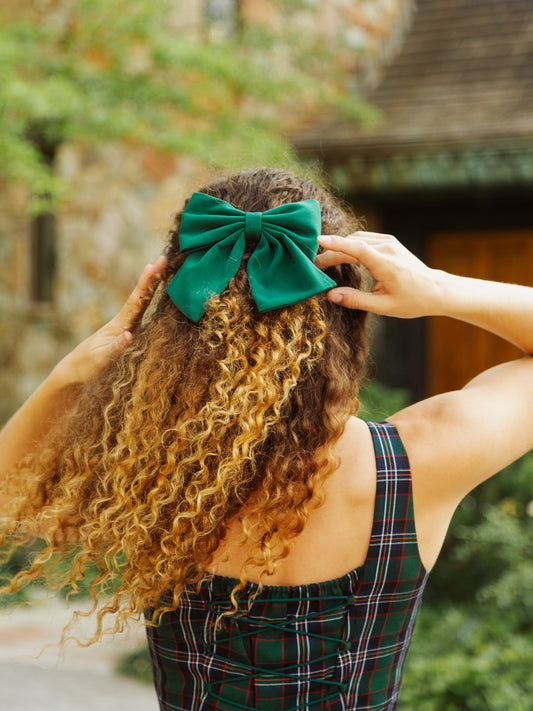 **PRE-ORDER** The Hair bow in Evergreen