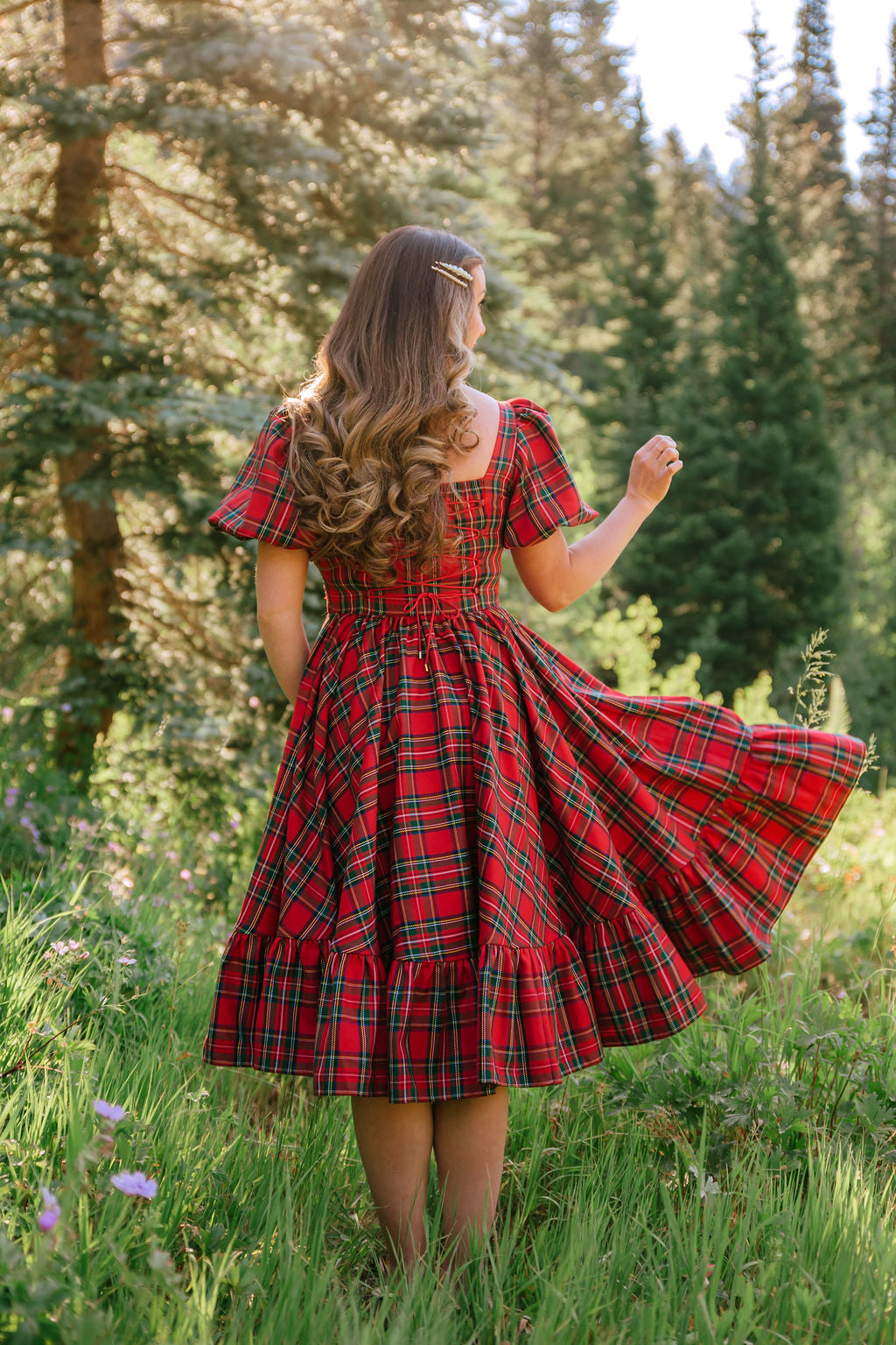 Novella Dress in Red Plaid | Whimsically Feminine Timeless Twirly-Worthy Dresses & Hair Bows | ChelseaReece.com Chelsea Reece Novella Dress in Red Plaid | Whimsically Feminine Timeless Twirly-Worthy Dresses & Hair Bows | ChelseaReece.com Chelsea Reece