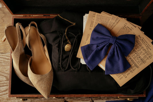 Hair Bow in Transatlantic Navy – Limited Edition