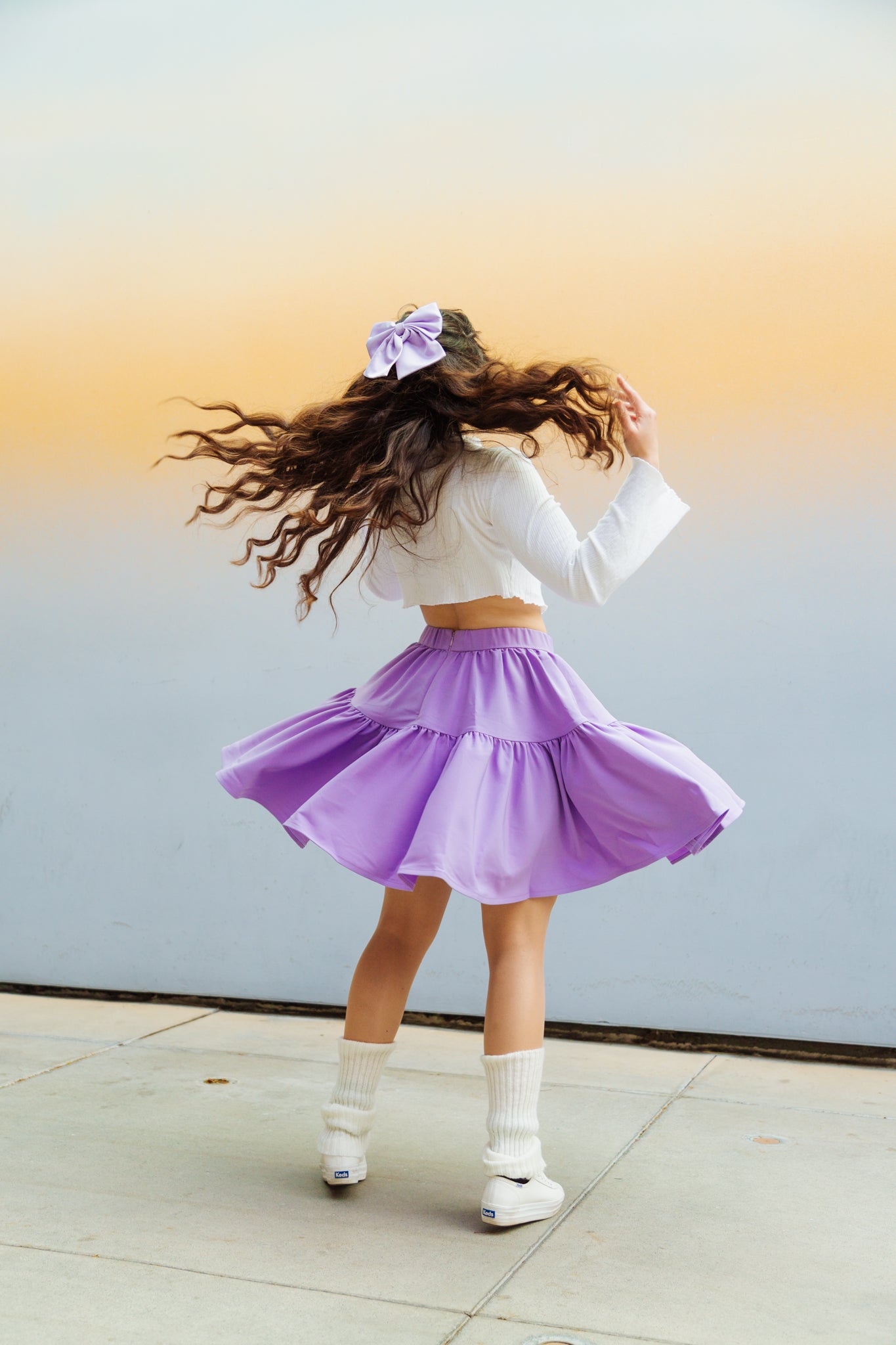 *PRE-ORDER* The Twirl Skirt in Palace Purple