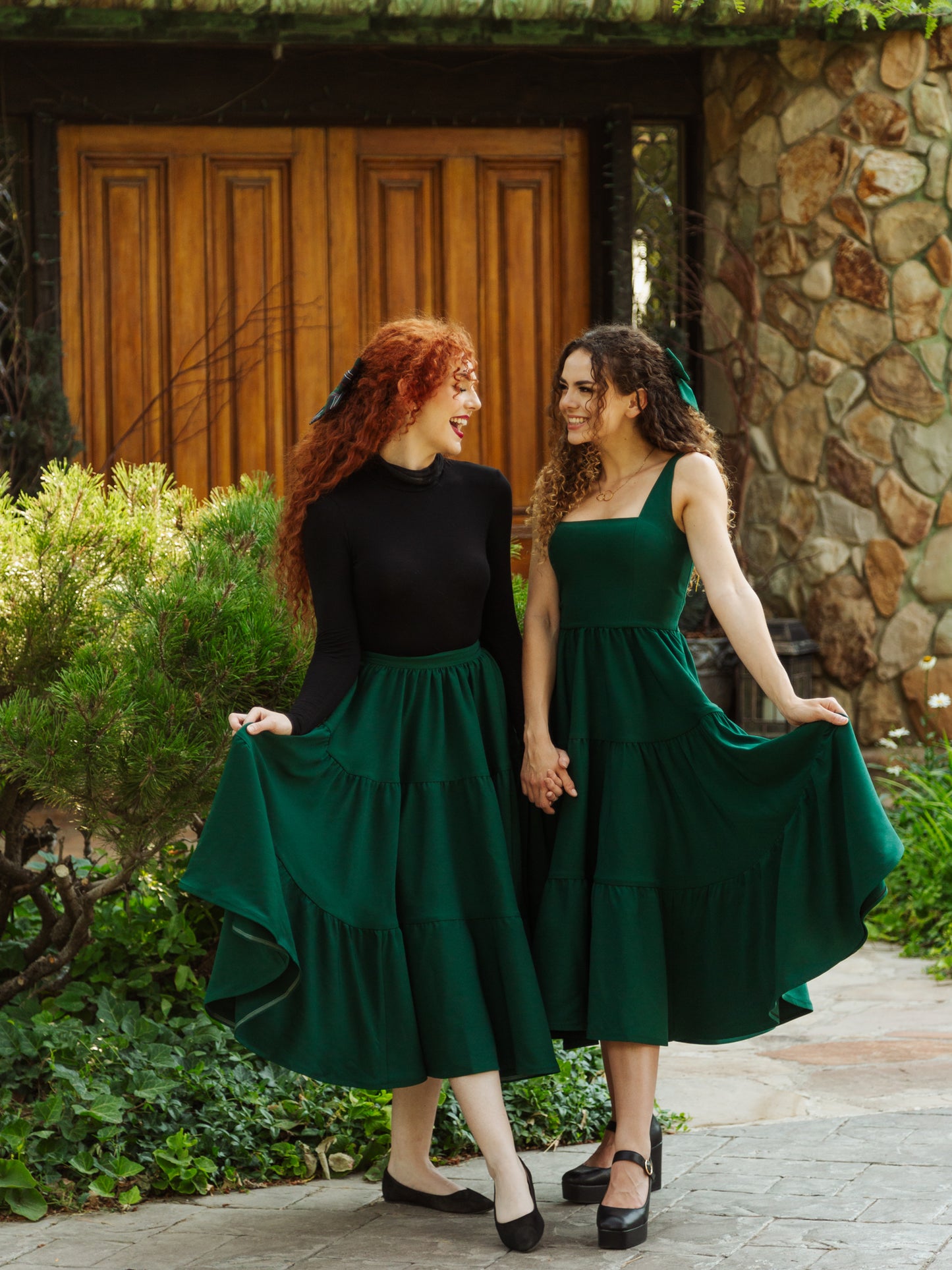 **PRE-ORDER** The Madonna Dress in Evergreen