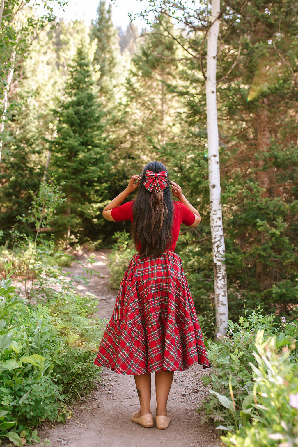 **PRE-ORDER** The Madonna Skirt in Holiday Plaid