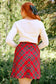 **PRE-ORDER** The Blair Skirt in Holiday Plaid