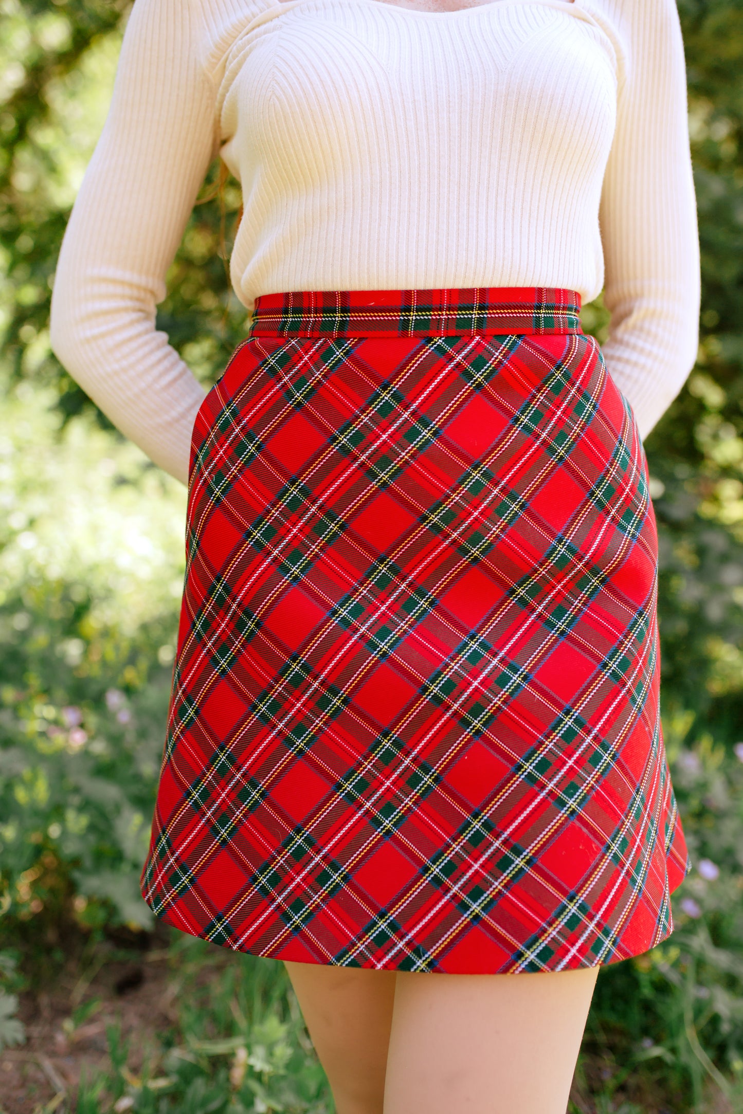 **PRE-ORDER** The Blair Skirt in Holiday Plaid