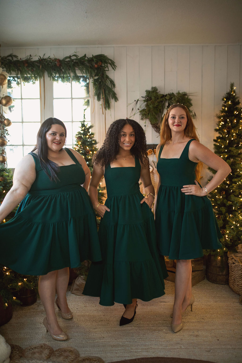 Journey Dress in Evergreen