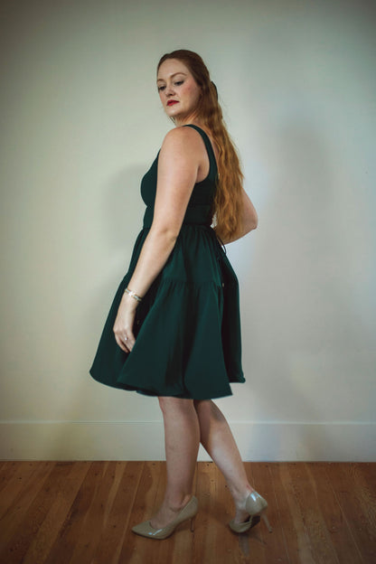 Journey Dress in Evergreen