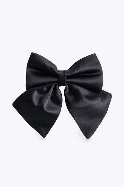 Hair Bow in Odile Black