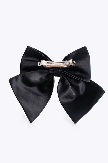 Hair Bow in Odile Black