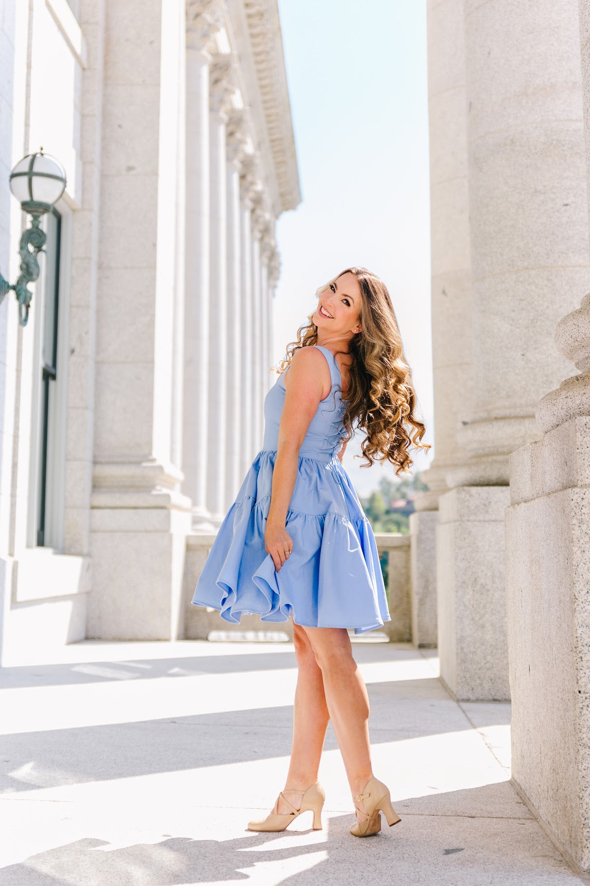 Journey dress in Cloudy Blue