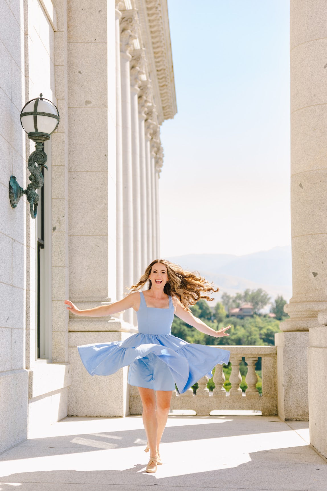 Journey dress in Cloudy Blue