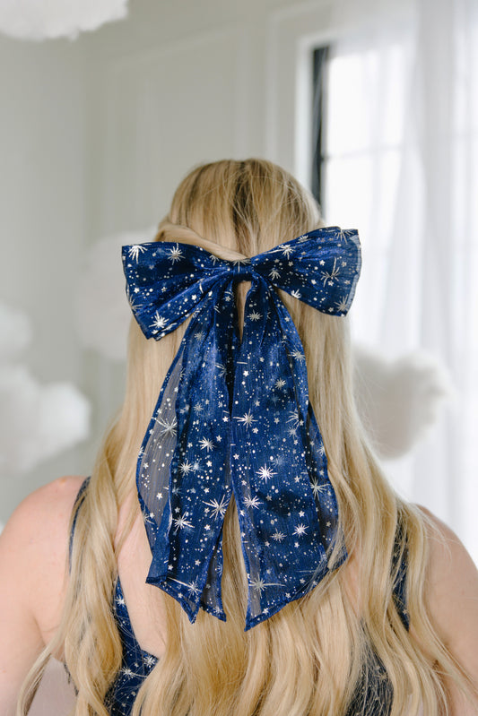 Hair Bow - Deluxe - in Starlight