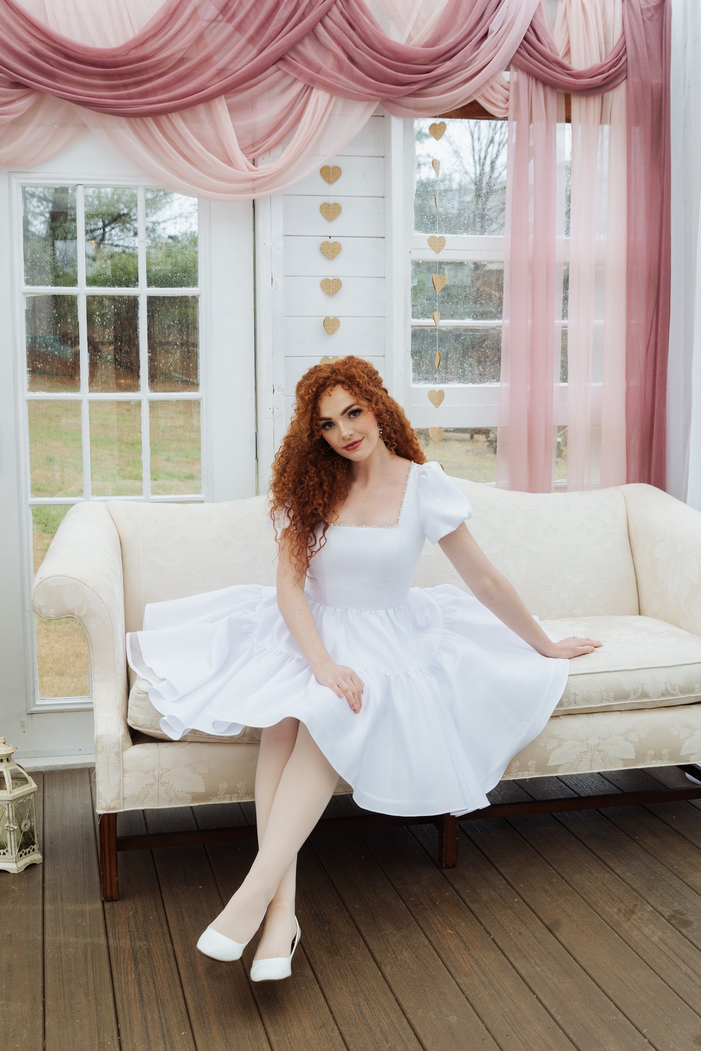 **Pre-Order** The Wendy Dress - Deluxe - in Bridal White