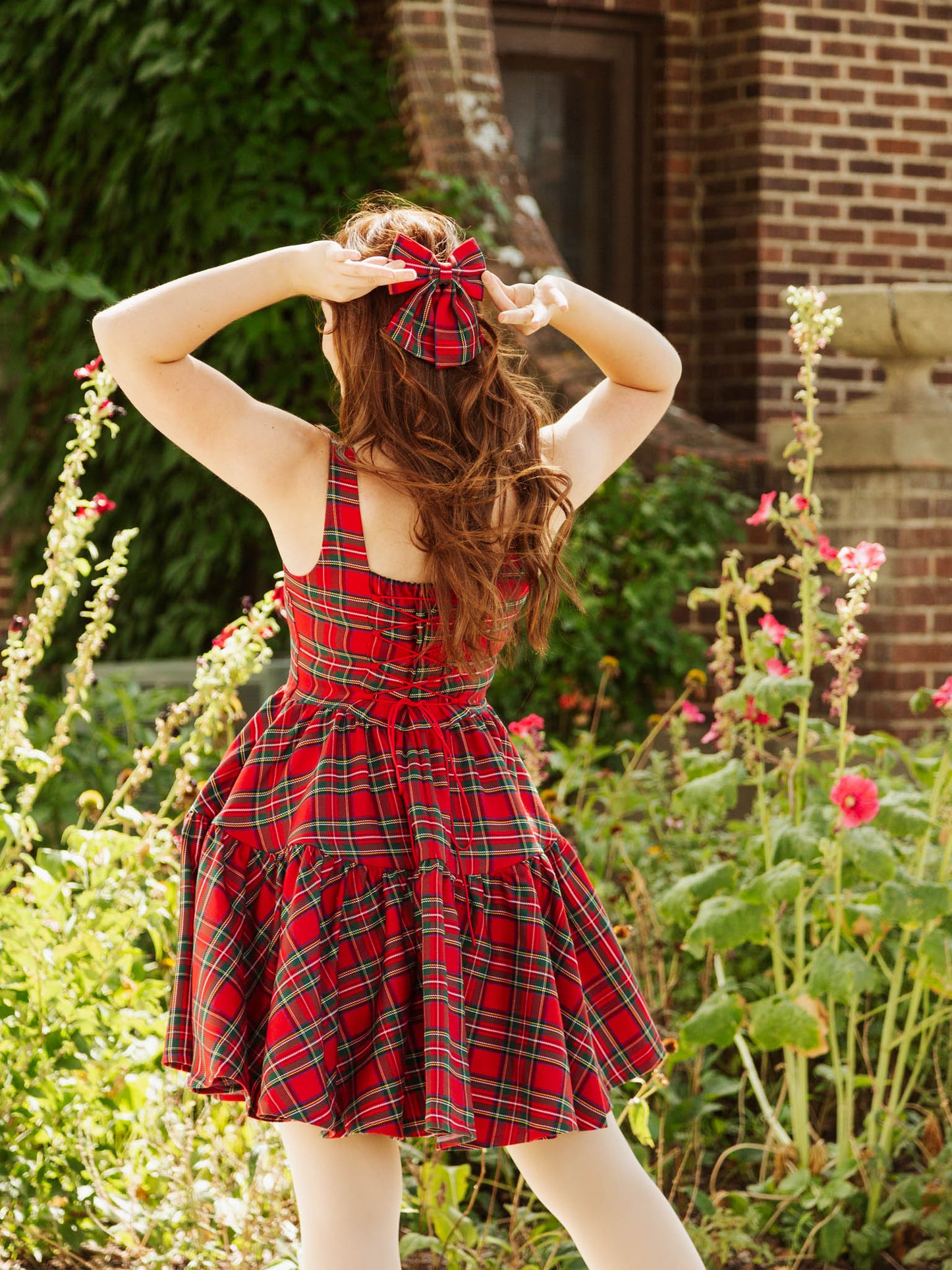 **PRE-ORDER** The Journey Dress in Holiday Plaid