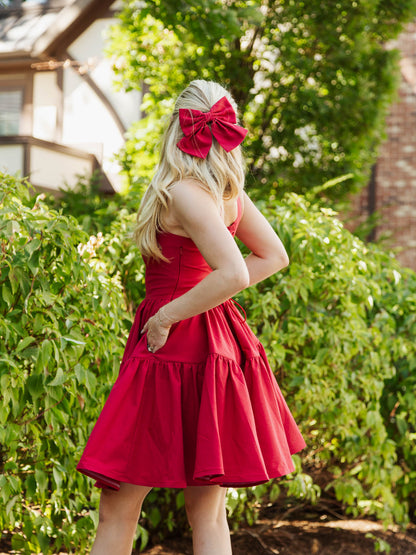 Journey dress in Poppy Red