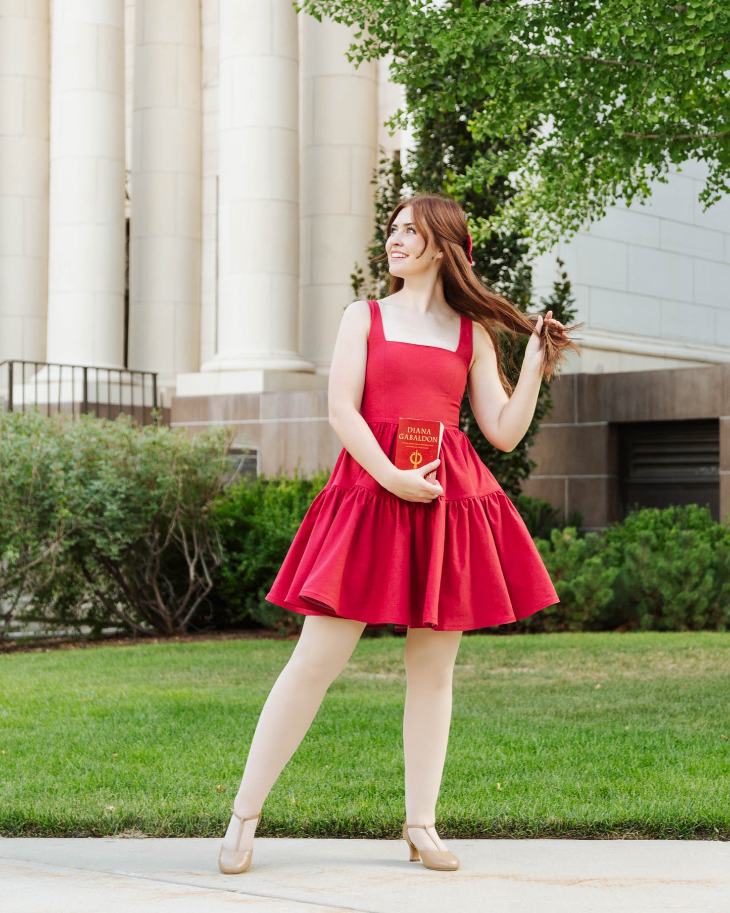 Journey dress in Poppy Red