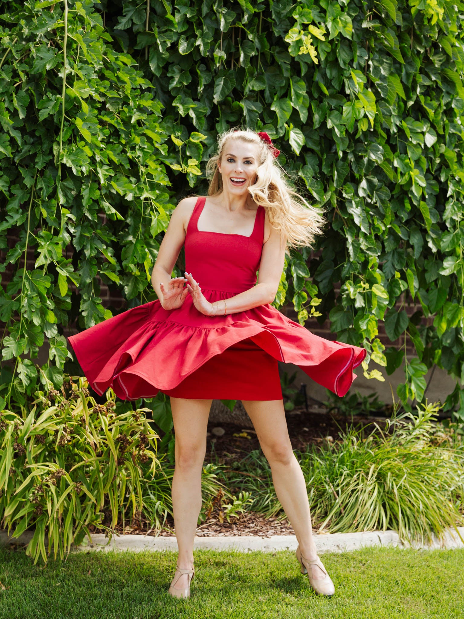 red dress challenge Dress woman Challenge burgundy