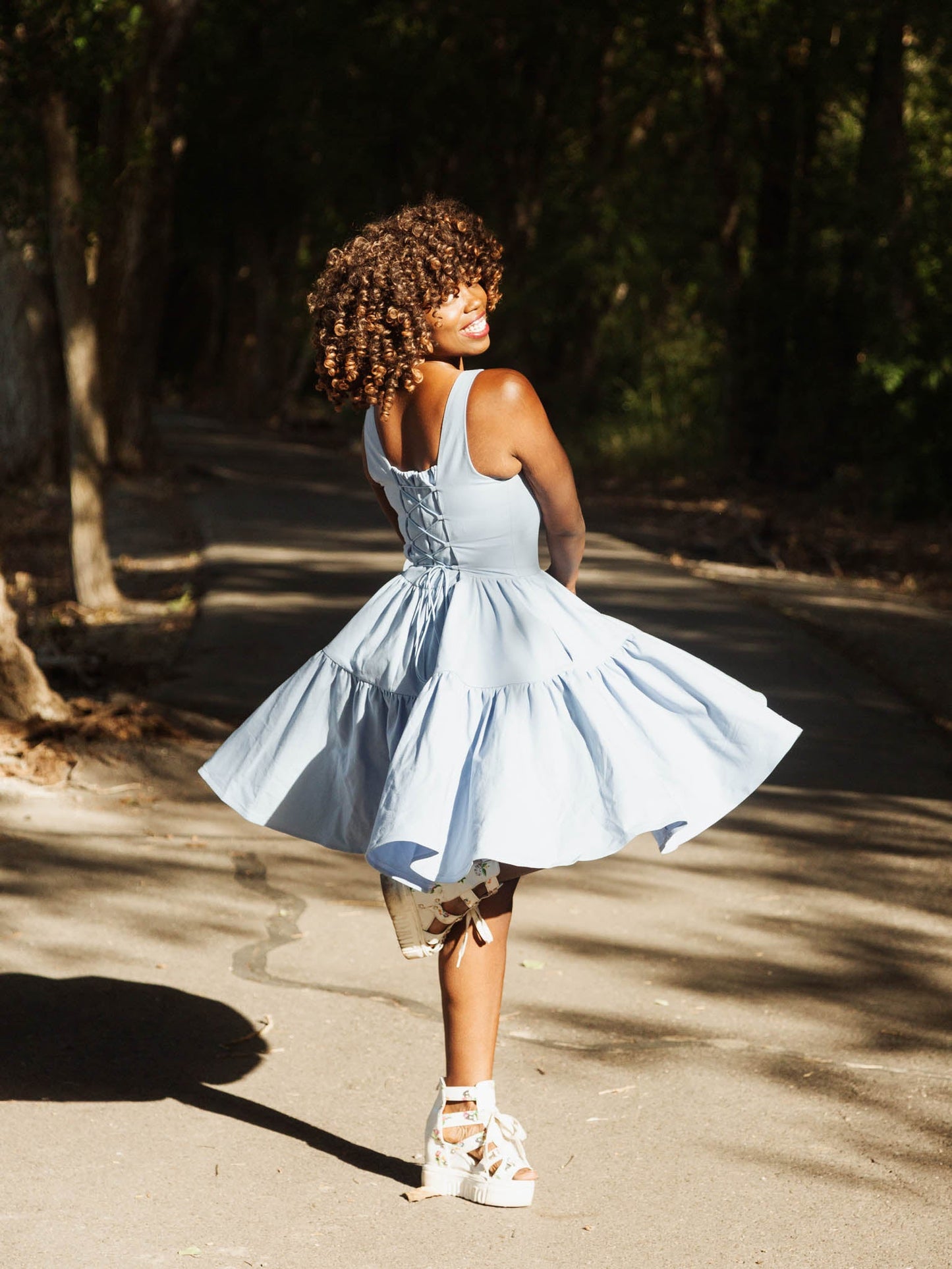 Journey dress in Cloudy Blue