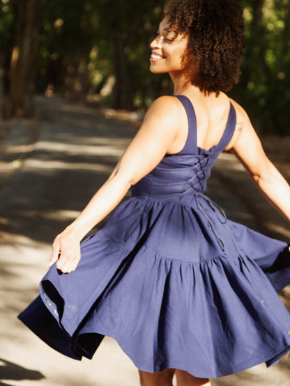 Journey Dress in Transatlantic Navy