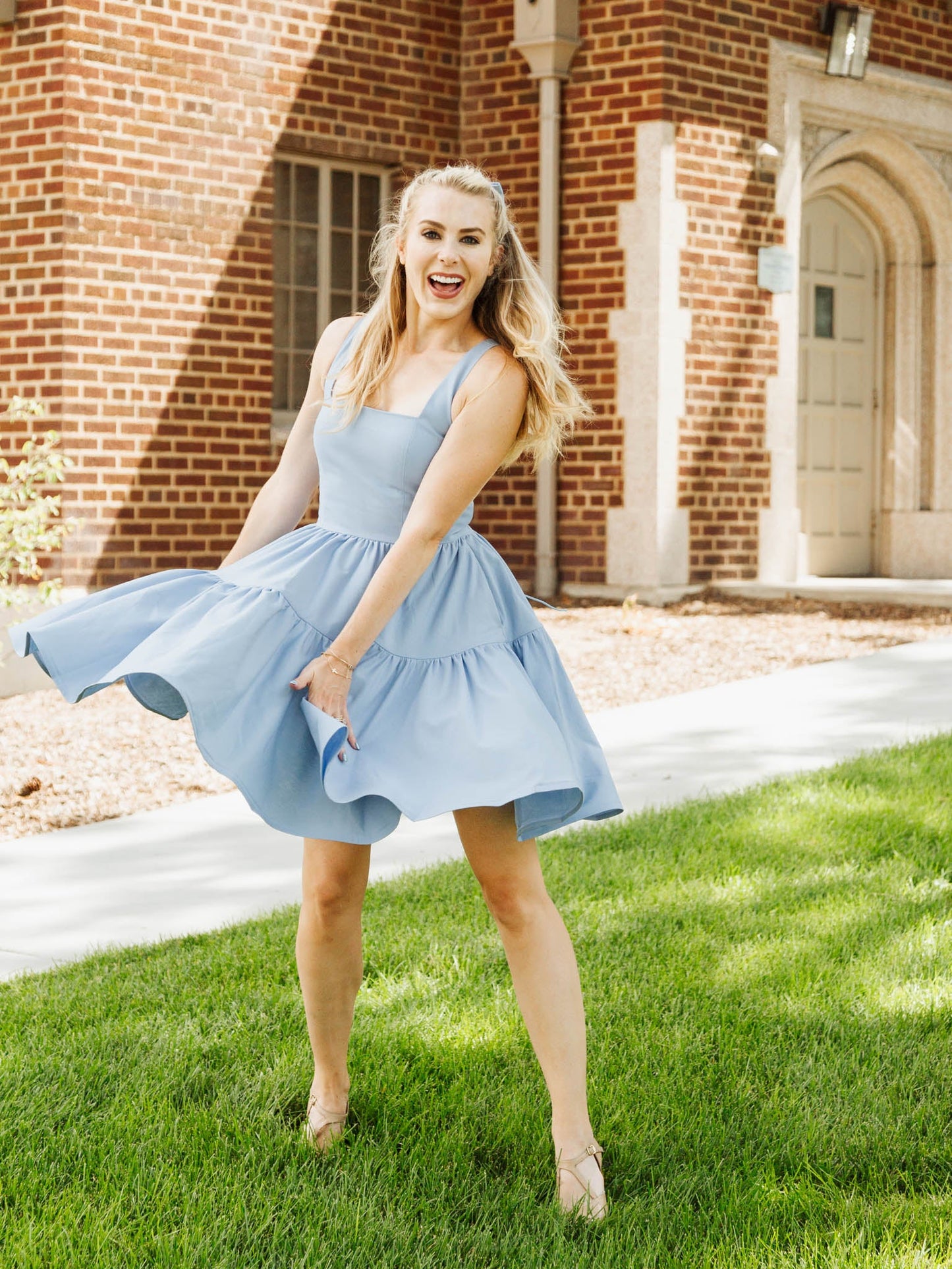 Journey dress in Cloudy Blue