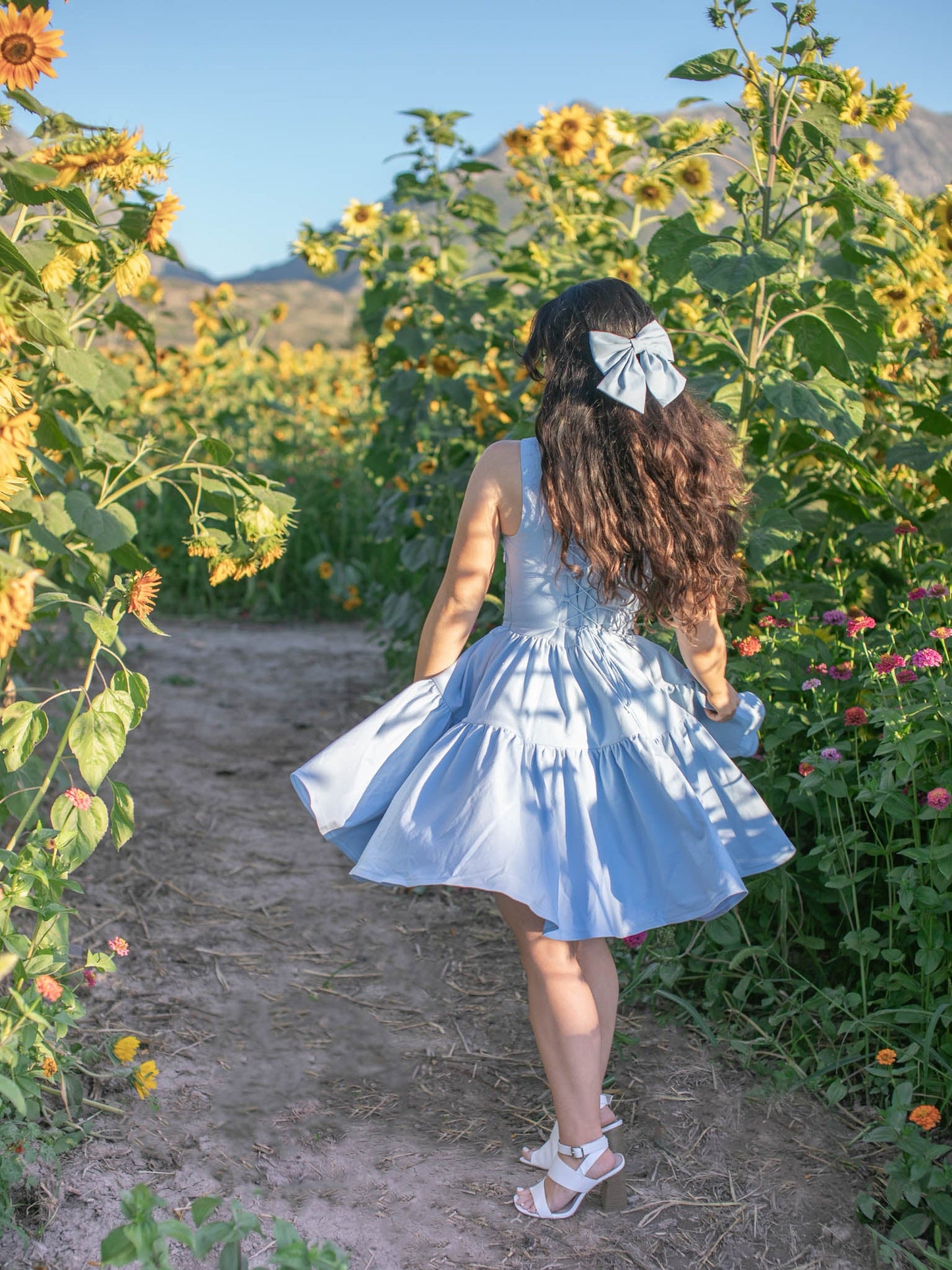 Journey dress in Cloudy Blue