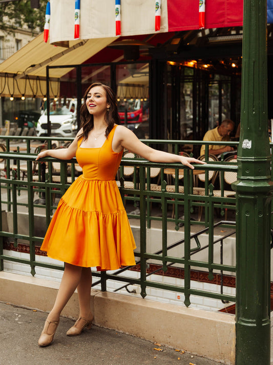 The Dream Dress in Oopsie Daisy Orange - FINAL SALE! LAST INVENTORY
