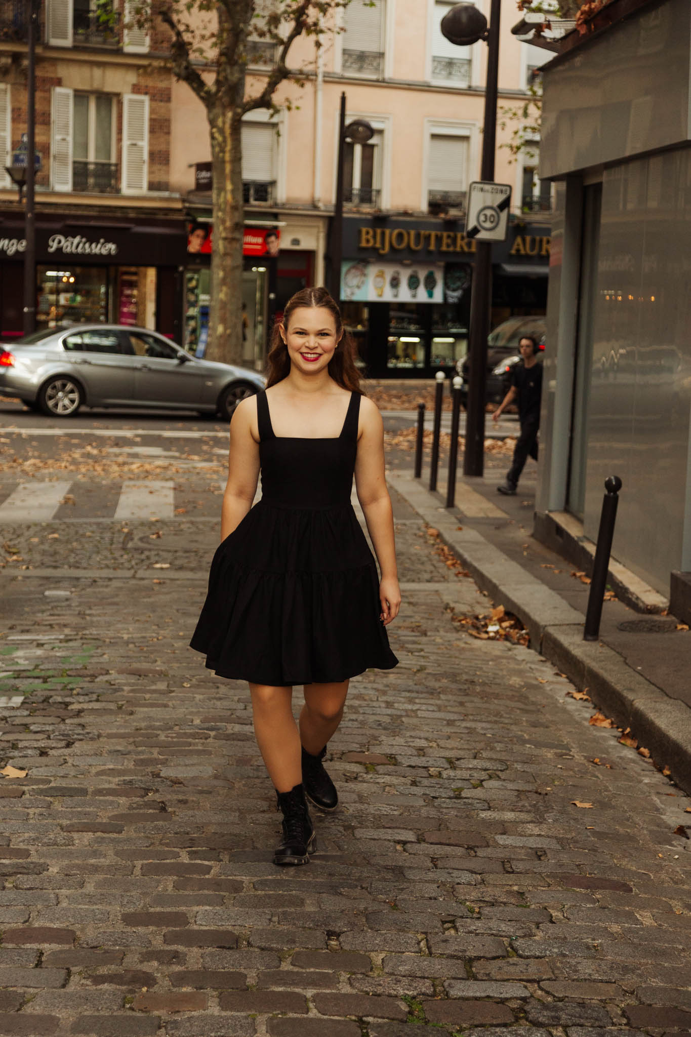 The Journey dress in Odile Black - IN STOCK NOW!
