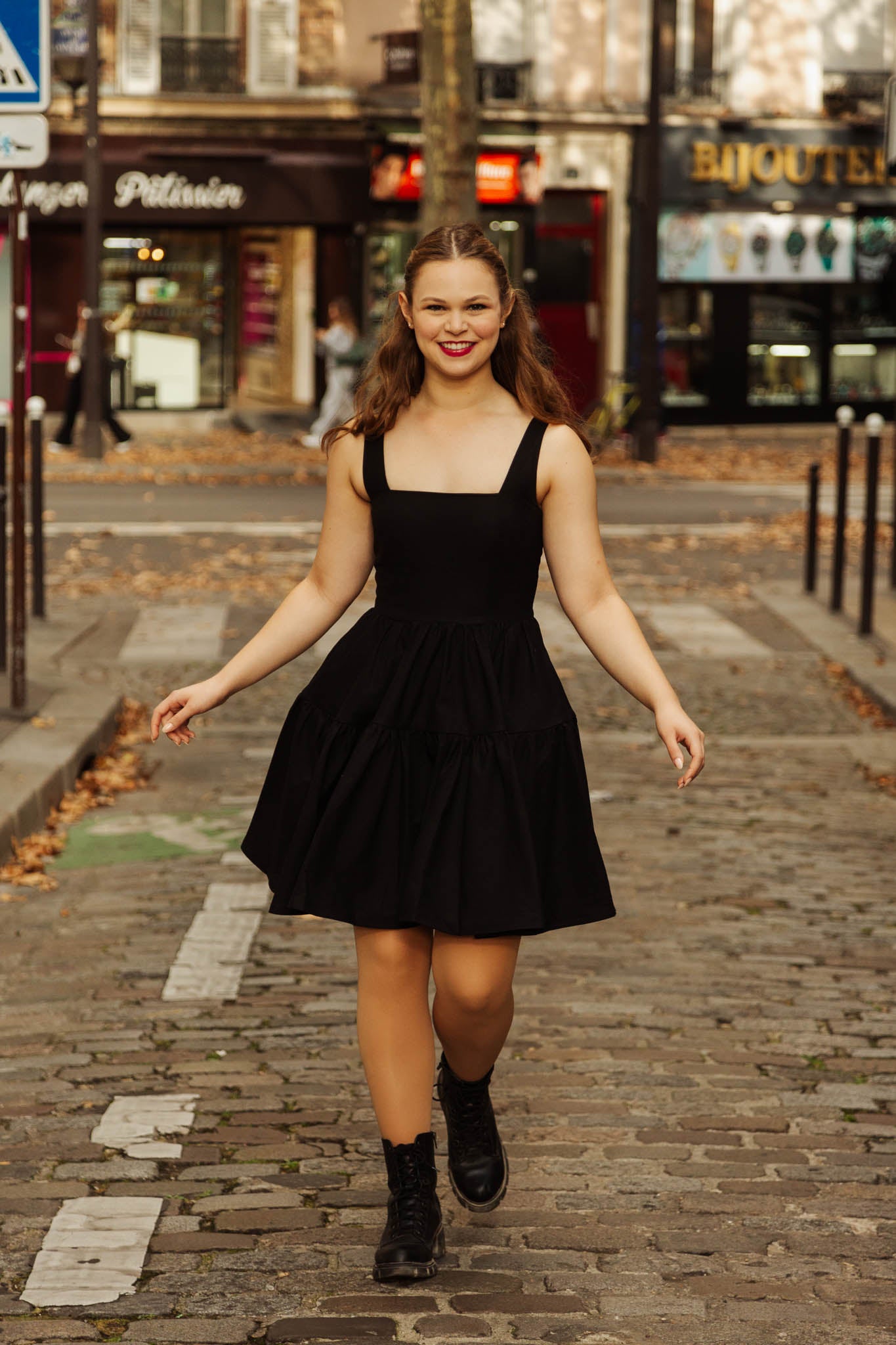 The Journey dress in Odile Black - IN STOCK NOW!