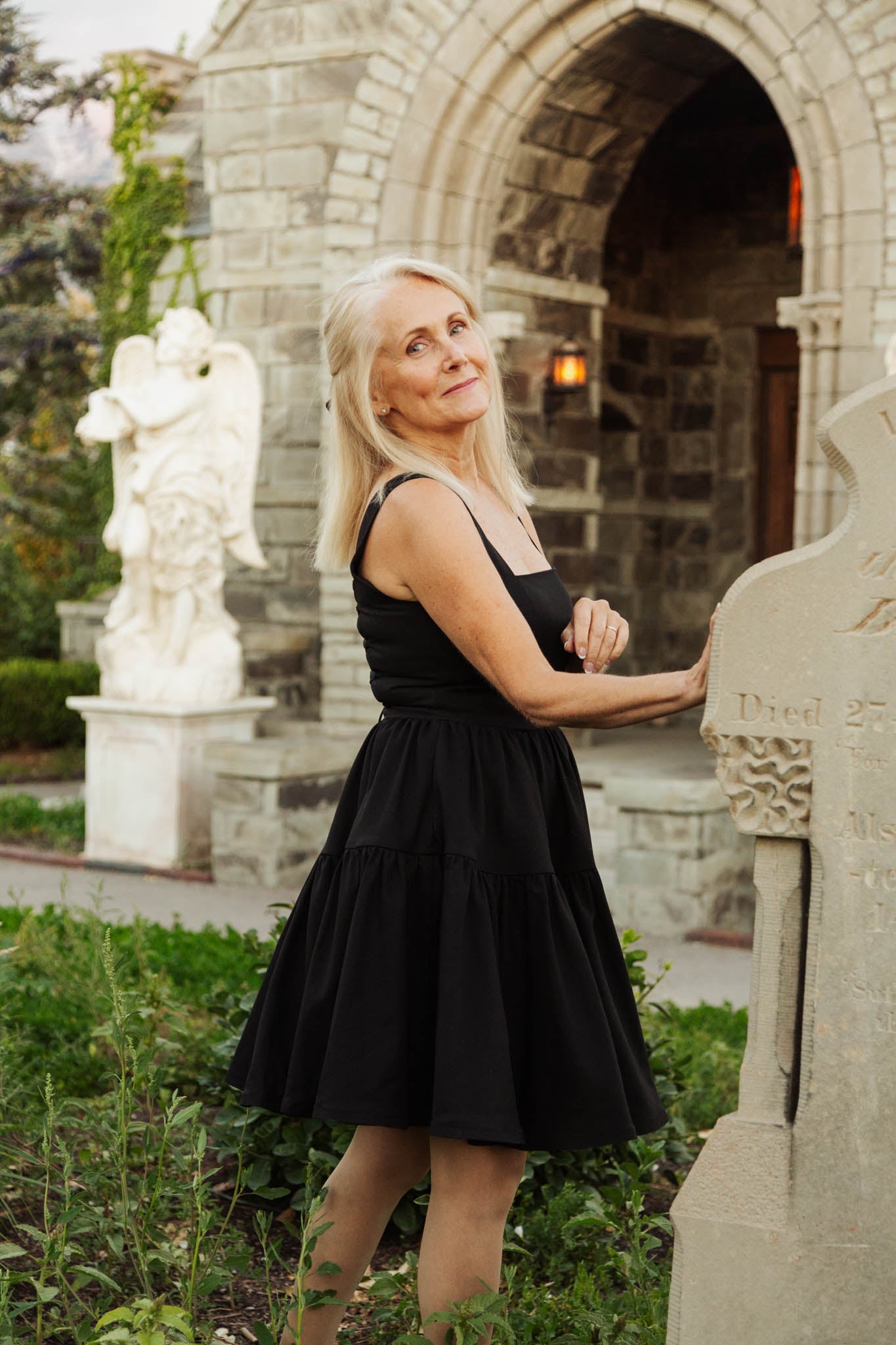 Journey dress in Odile Black