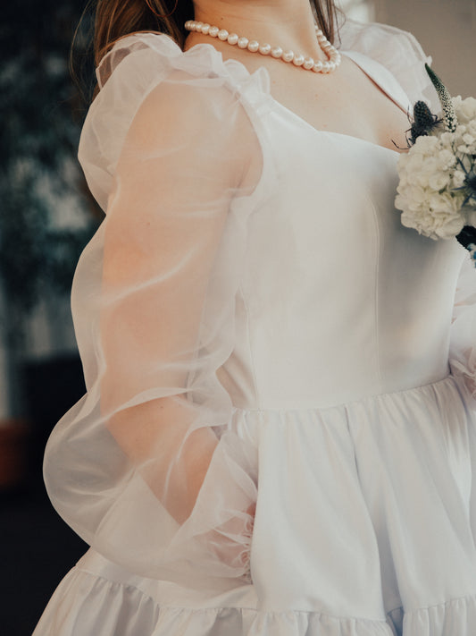 *PRE-ORDER* The Lydia Dress in Bridal White