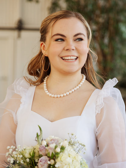 Lydia Dress in Bridal White