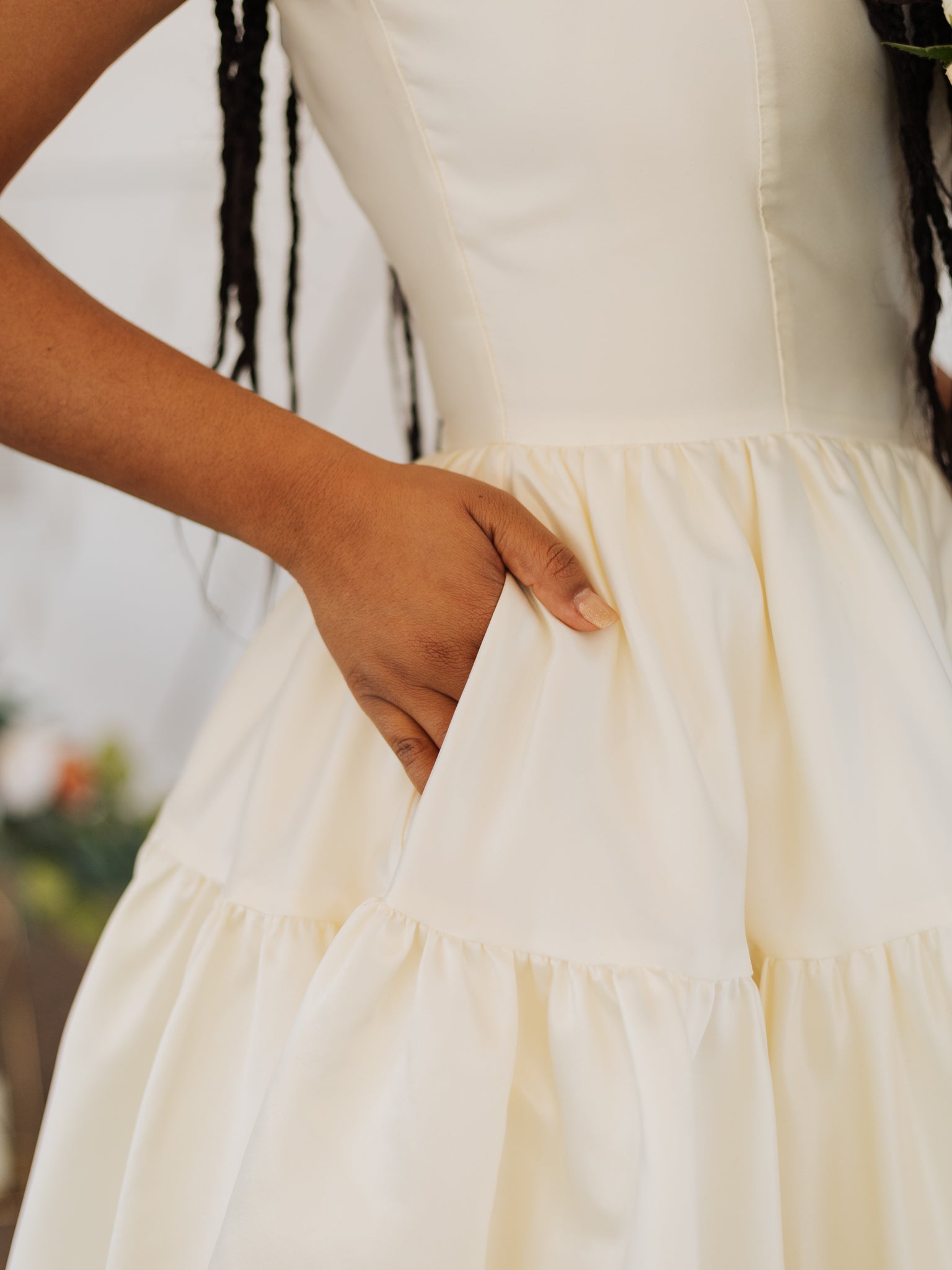 Dream Dress in Odette Ivory | Whimsically Feminine Timeless Twirly-Worthy Dresses & Hair Bows