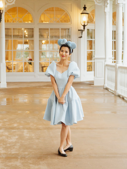 Princess Puff Dress in Beautiful Tomorrow Blue