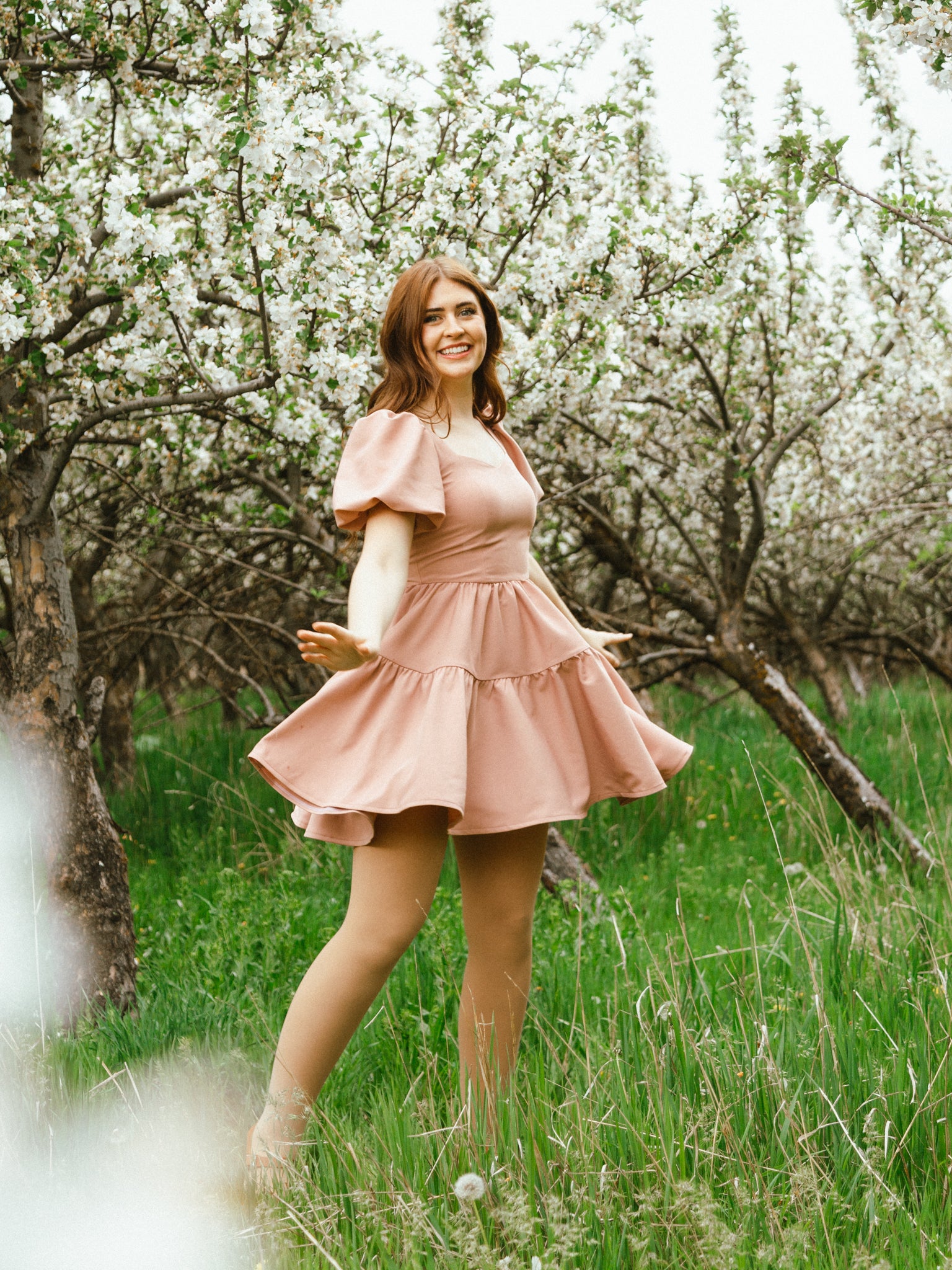 The Princess Puff Dress in Rosie Pink | Dresses | Chelseareece.com ...