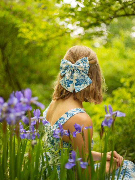 Hair Bow in Countryside