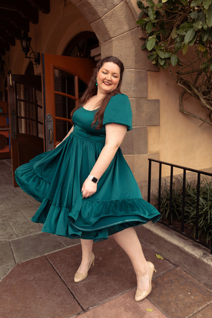 Madonna Dress in Tourmaline Teal