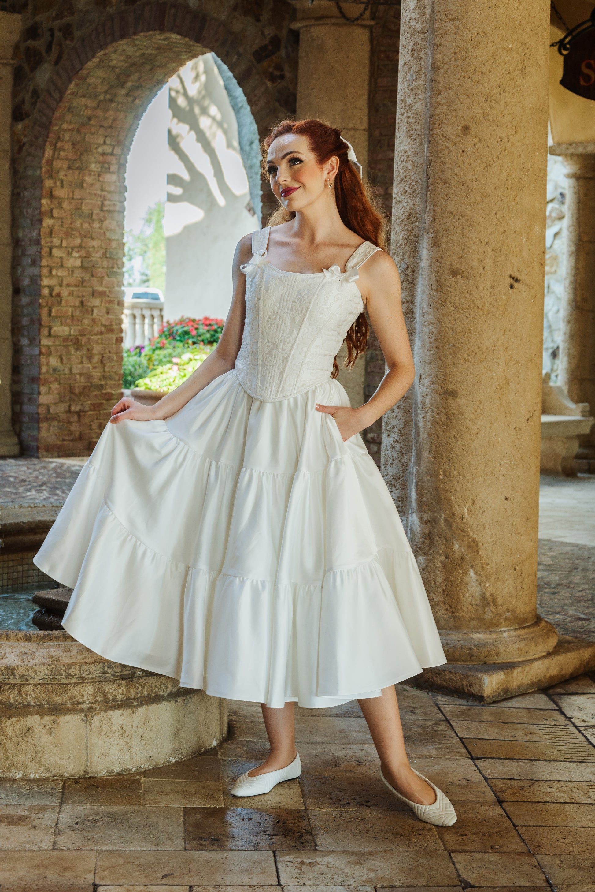 Bridal Madonna Skirt | Whimsically Feminine Timeless Twirly-Worthy Dresses, Skirts, & Hair Bows Bridal Madonna Skirt | Whimsically Feminine Timeless Twirly-Worthy Dresses, Skirts, & Hair Bows
