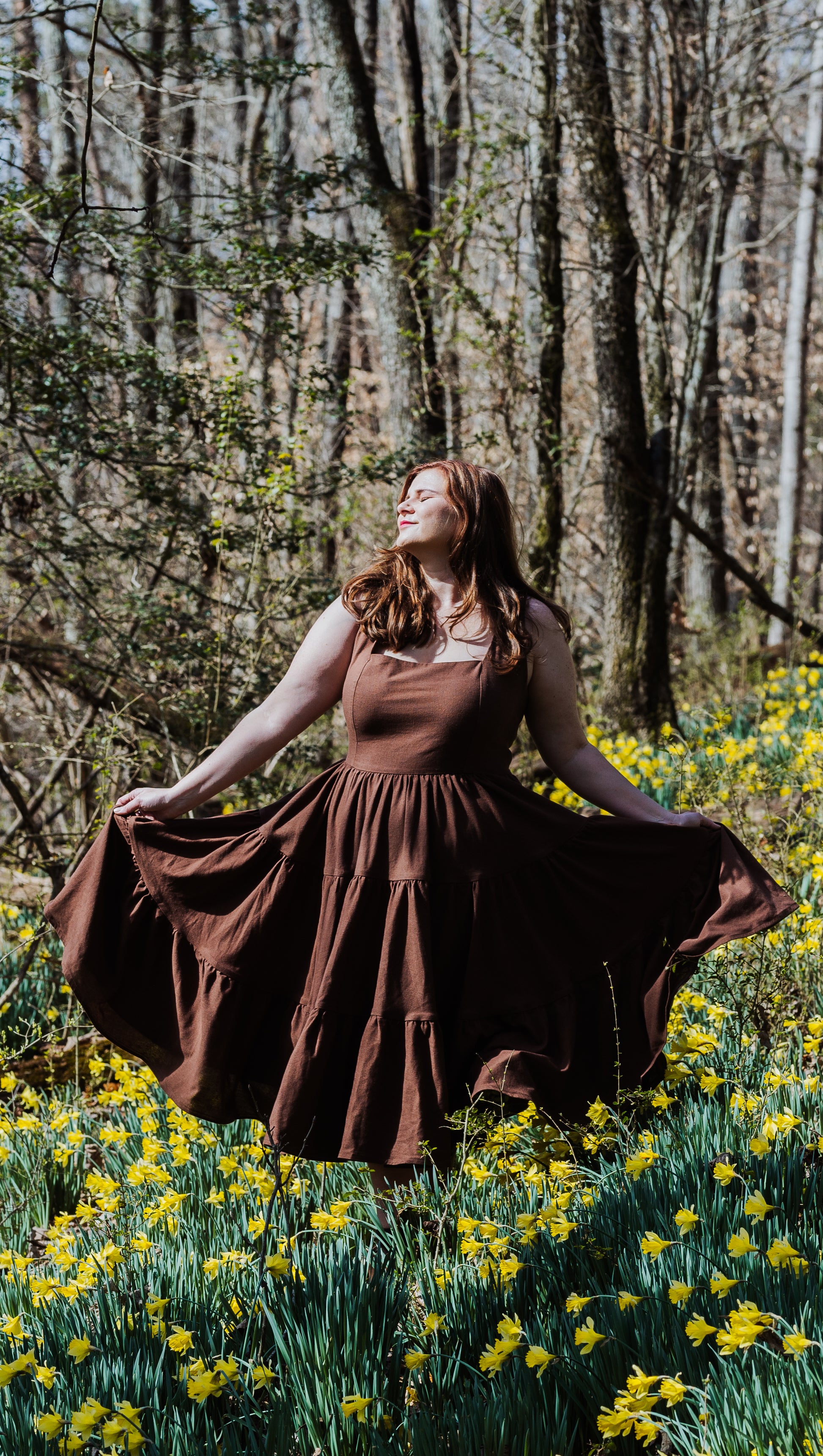 Madonna Dress in Nutmeg Brown | Whimsically Feminine Timeless Twirly-Worthy Dresses & Hair Bows | ChelseaReece.com Chelsea Reece Madonna Dress in Nutmeg Brown | Whimsically Feminine Timeless Twirly-Worthy Dresses & Hair Bows | ChelseaReece.com Chelsea Reece