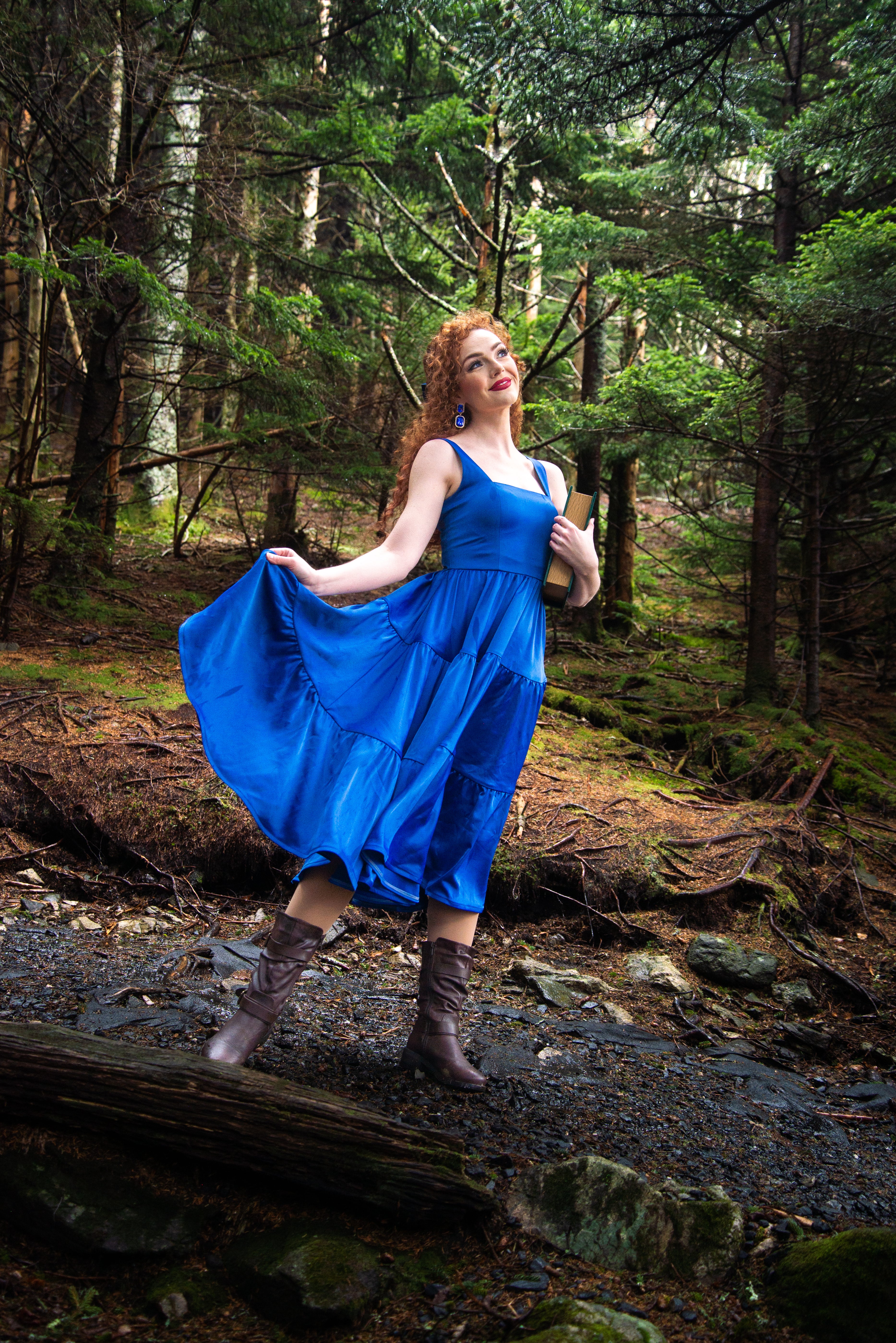 Madonna Dress in Sapphire Blue | Whimsically Feminine Timeless