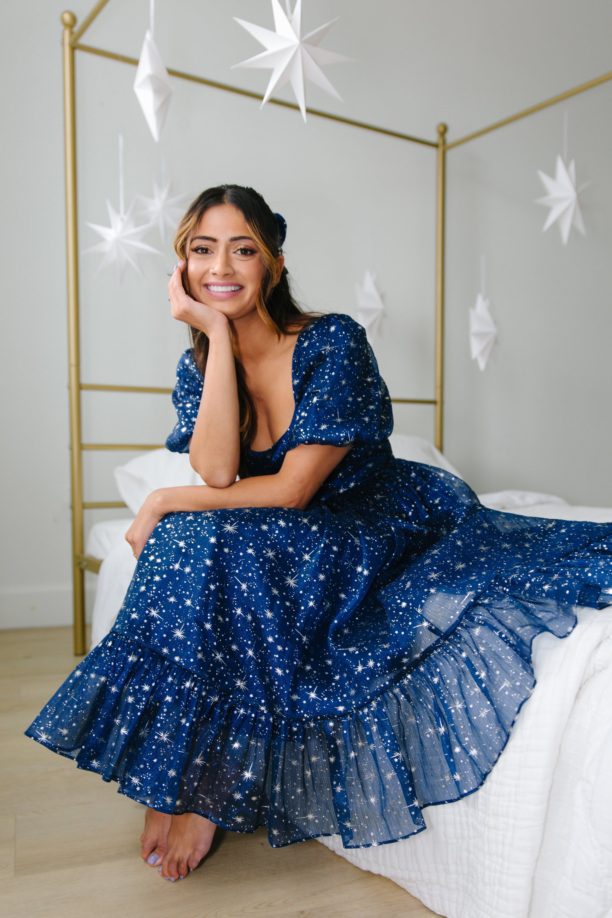 Novella Dress in Starlight | Whimsically Feminine Timeless Twirly-Worthy Dresses & Hair Bows | ChelseaReece.com Chelsea Reece Novella Dress in Starlight | Whimsically Feminine Timeless Twirly-Worthy Dresses & Hair Bows | ChelseaReece.com Chelsea Reece