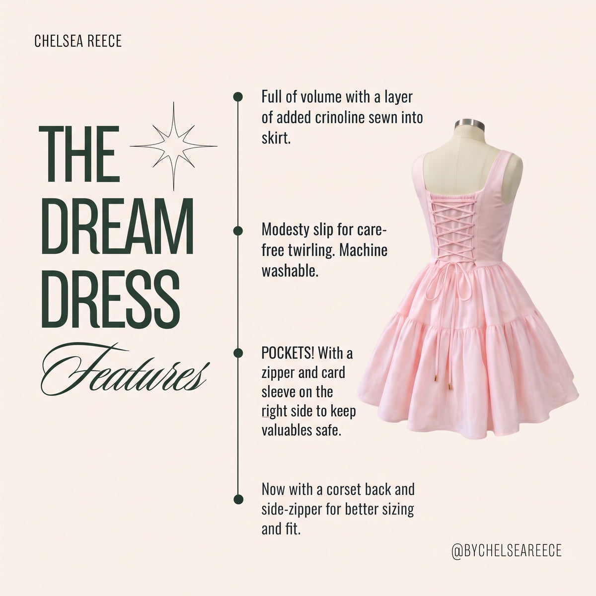 Dream Dress in Coquette Pink