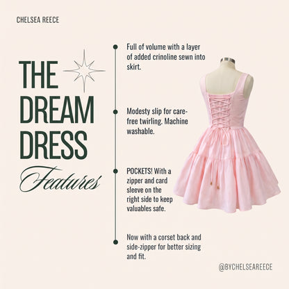 Dream Dress in Coquette Pink